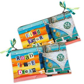 Косметичка женская Road to the dream 20х12 см (K_OS052)