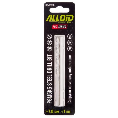Alloid Pro. Свердло по металу кобальтове 7,0мм Р6М5К5 | Зображення 2