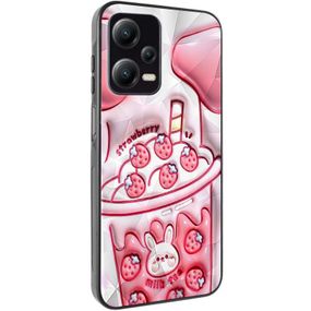 TPU+PC чохол Prisma Fluffie для Xiaomi Poco X5 5G / Note 12 5G Strawberry