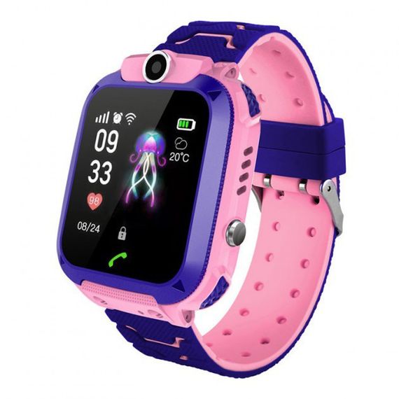 Детские Смарт Часы Smart Baby Watch Q12 SIM /Bluetooth /LBS/GPS. Цвет: розовый | Зображення 7