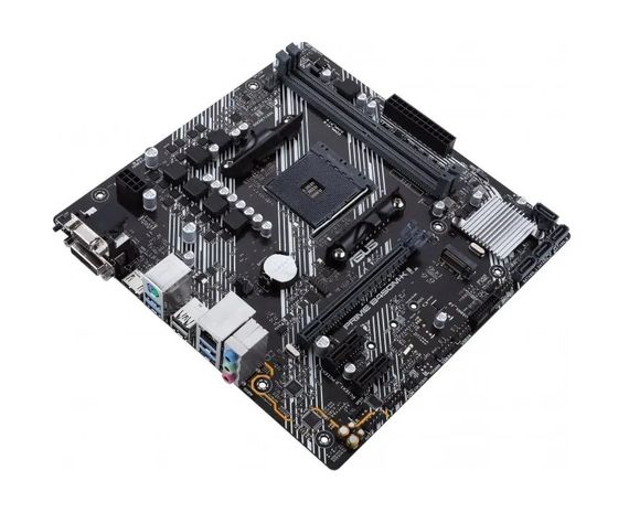 Материнcкая плата ASUS PRIME B450M-K II sAM4 B450 2xDDR4 HDMI DVI D-Sub mATX 90MB1600-M0EAY0 | Зображення 2