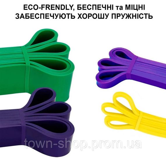 Резиновые петли для тренировок "Pro Loop Bands" NE-SET-452 4шт | Зображення 1