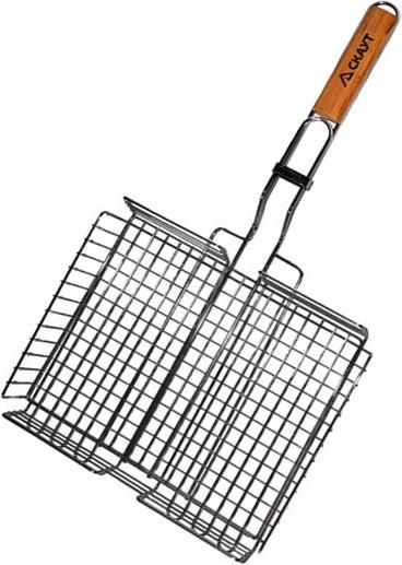 Решітка для барбекю Kamille "Скаут" глибока 31х25х5.5см