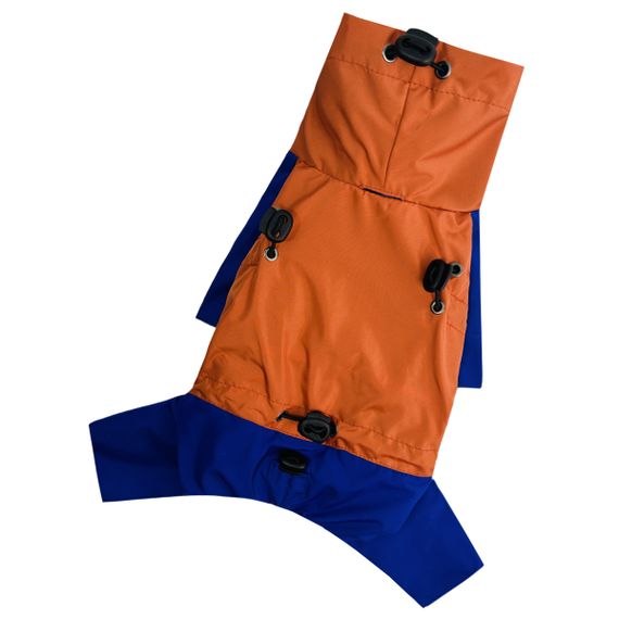 Дощовик з фіксаторами помаранч синій M-124 | Зображення 1