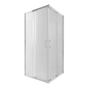 Душова кабіна Qtap Taurus CRM1011SC6 100x100 см, скло Clear 6 мм, покриття CalcLess без піддону