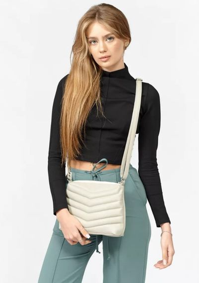 Сумка жіноча Sambag Rose LRN сірий 25 х 20 х 5 см (94180030) | Зображення 5