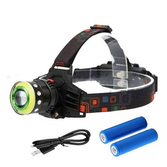 Ліхтар налобний Police FA-825 T105-T6+COB акумуляторний | Зображення 3