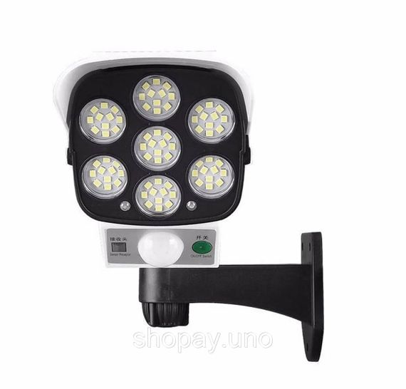 Уличный фонарь в виде камеры Solar Light BL JLP 2178 Прожектор – светильник с датчиком движения на солнечной батарее + Муляж | Зображення 2