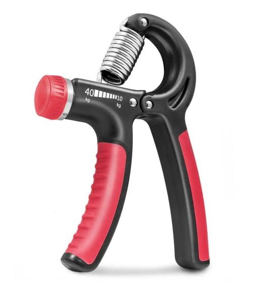 Еспандер кистьовий PowerPlay PP-4323 з регульованим навантаженням 10-40 кг Strength Grip Чорно-червоний (PP_4323_Bl/Red) | Зображення 5