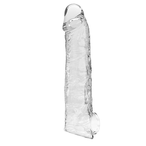 Подовжуюча насадка на член - Pretty Love Extension Penis Sleeve Clear, 26 см | Зображення 3