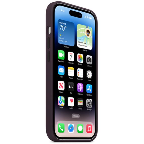 Чехол Silicone Case Full Protective (AA) для Apple iPhone 15 Plus (6.7") Фиолетовый / Elderberry | Зображення 1