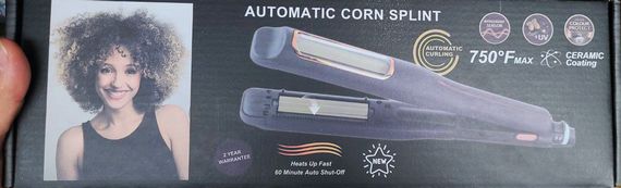 Плойка автоматичне гофре Automatic corn splint MX-486 обертовий ролик гофре терморегулятор кераміка | Зображення 7