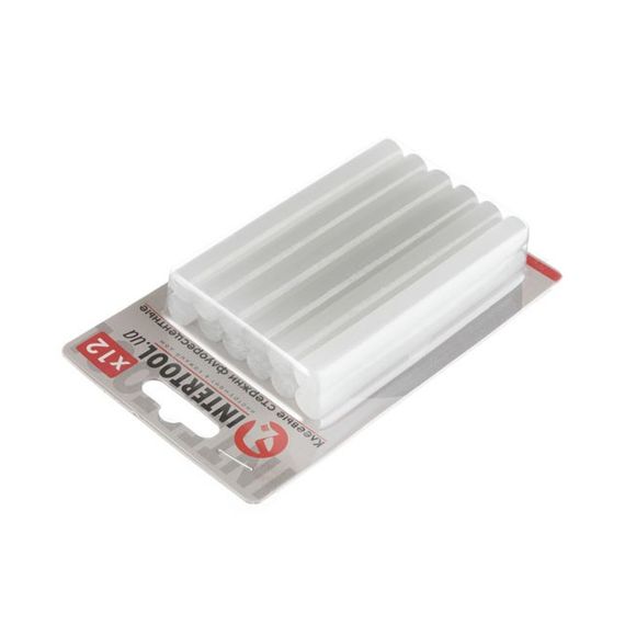 Комплект стрижнів клейових флуоресцентних 11,2*100 мм, 12 од. INTERTOOL RT-1037 | Зображення 1