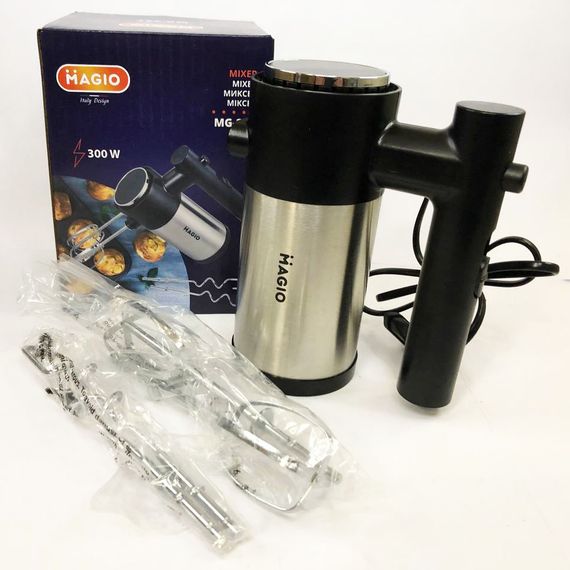 Миксер ручной MAGIO МG-231 300 Вт, миксер для взбивания, ручной миксер для кухни, миксер для кухни | Зображення 1