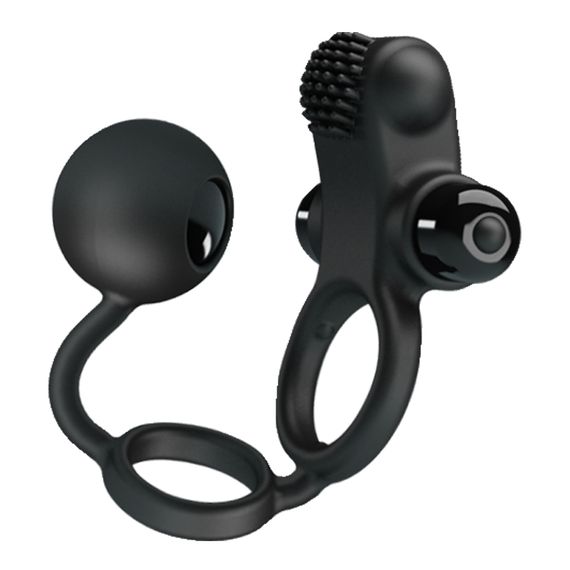 Ерекційне кільце - Pretty Love Vibration Penis Sleeve IV Black | Зображення 7
