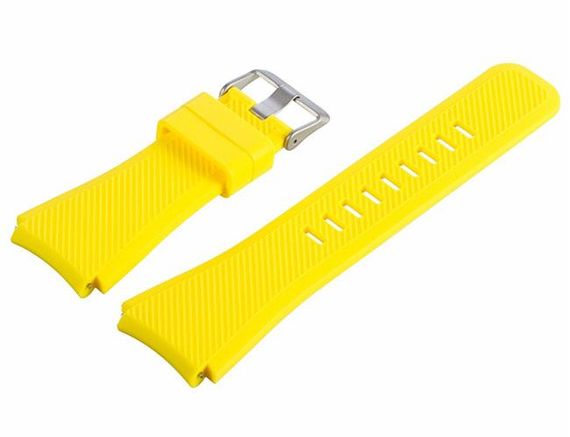 Силіконовий ремінець для годинника Samsung Galaxy Watch 46 mm SM-R800 - Yellow | Зображення 3