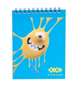 Блокнот на пружині зверху SMUDGES, А-6, 40 аркушів KIDS Line ZB.12154 Zibi (4823078968265) Синій