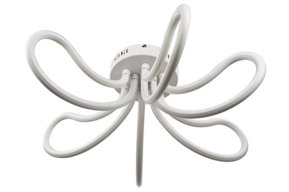 Люстра світлодіодна стельова LED світильник для квартири на стелю лед з пультом 25583 Білий 26х71х71 см.