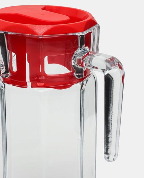 Глечик скляний Kosem Jugs 1235мл з пластиковою кришкою | Зображення 1