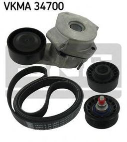 Комплект ременів поліклинових (Вир-во SKF) SKF VKMA34700 на PEUGEOT MANAGER автобус