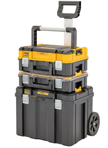 Комплект ящиків TSTAK 2.0 DeWalt ящик + органайзер + ящик-візок (DWST83411-1)