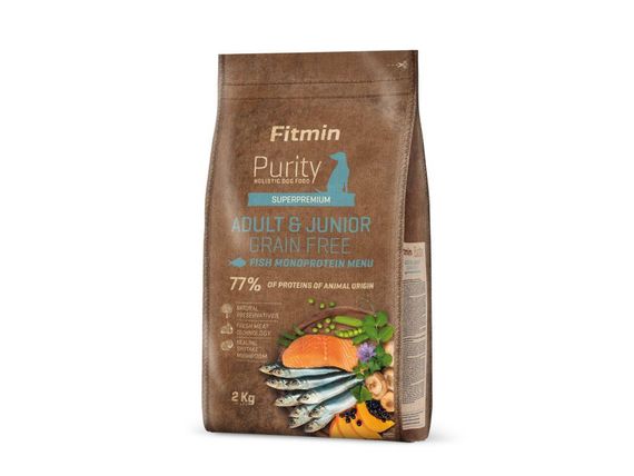 Fitmin dog Purity GF Adult & Junior Fish Menu, 2 кг | Зображення 1