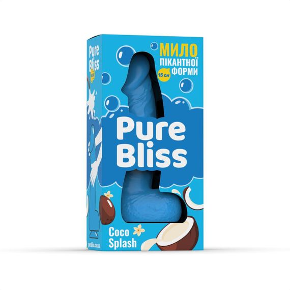 Ароматне мило пікантної форми Pure Bliss Blue Coco Splash (Кокосове молоко) 15 см sexstyle | Зображення 5