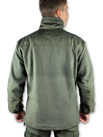 Тактична чоловіча флісова кофта, Колір: Олива Розмір: 56 | Зображення 2