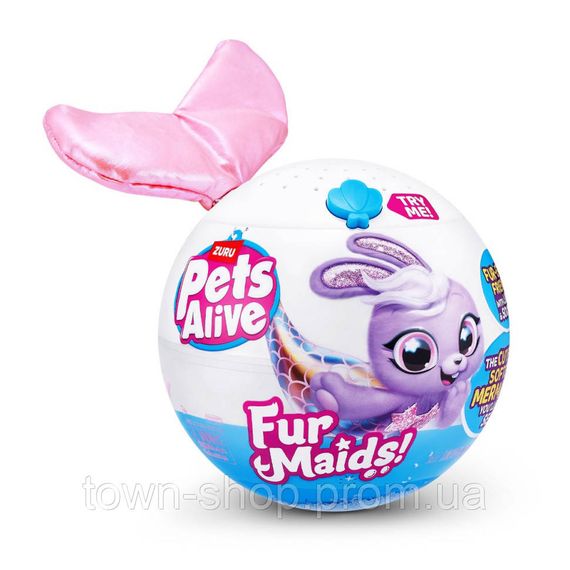 Интерактивный игровой набор серии "Furmaids" Котенок Пурл Pets & Robo Alive 9555A