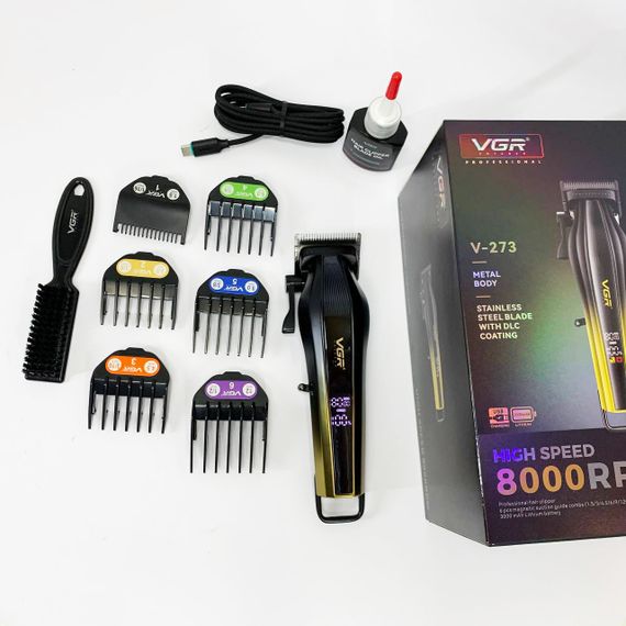 Акумуляторна машинка для стрижки VGR V-273 GOLD | Зображення 8