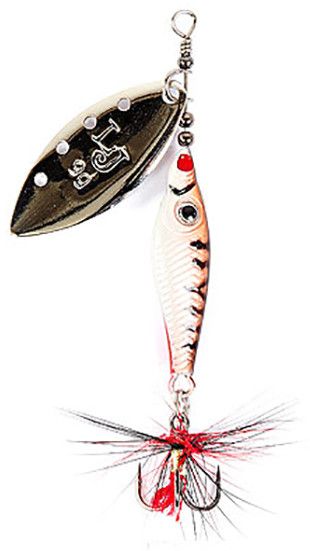 Блешня оберталка з борідкою Lucky John TRIAN BLADE LONG вагою 6 г (колір 7) (LJTBL6-007)
