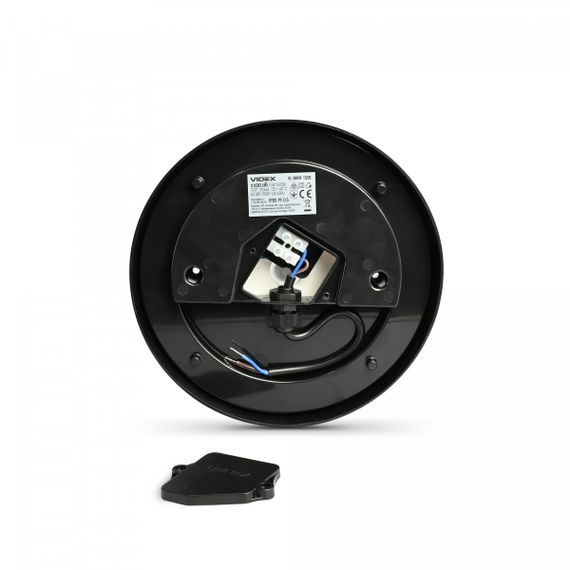 Вуличний світильник світлодіодний VIDEX ART 15W 5000K 220V IP65 VL-BHFR-155B захищений круглий чорний | Зображення 3