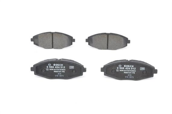 Передні гальмівні колодки Ланос R13 BOSCH - 0986424512 | Зображення 3