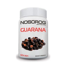 Натуральна добавка для спорту Nosorog Nutrition Guarana 60 Caps