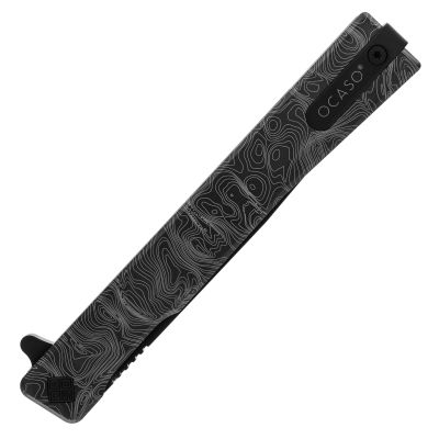 Нож Ocaso Solstice, Engraved titanium Topo Pattern, Black (10ETB) | Зображення 6