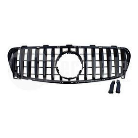 Решетка радиатора Mercedes Benz X156 17-19 (глянц. чёрная) GTR, AutoTechteile, 130 8864, 130 8863