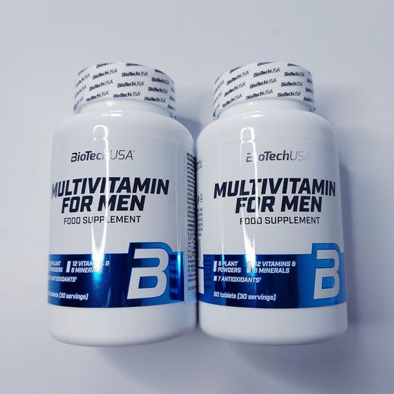 Мультивитамины для мужчин Multivitamin for Men BioTech USA 60 tabs | Зображення 2