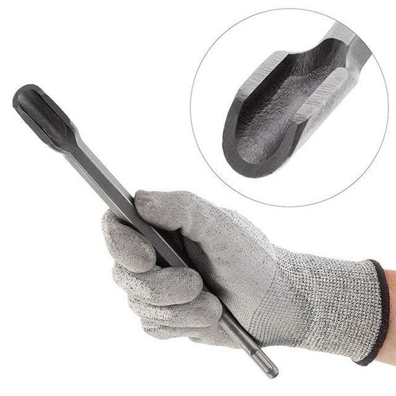 Зубило канавкове по каменю SDS 22мм 250 x 14мм INTERTOOL SD-0414 | Зображення 1