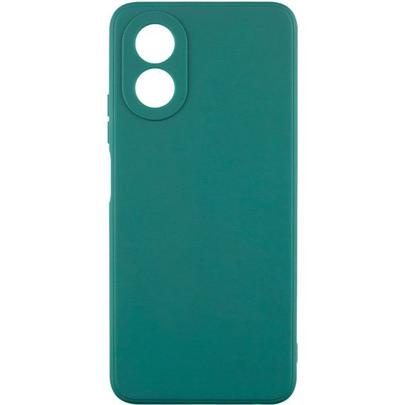 Силиконовый чехол Candy Full Camera для Oppo A38 / A18 Зеленый / Green