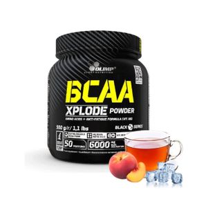 Комплекс амінокислот ВСАА, BCAA XPLODE, Olimp, персиковий холодний чай, 500 гр