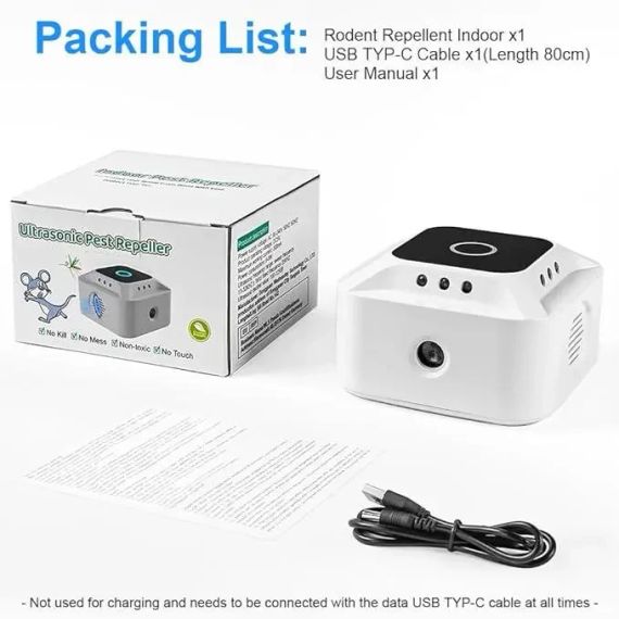 Ультразвуковий відлякувач гризунів Flintronic — ефективний захист приміщень від мишей і шкідників | Зображення 3