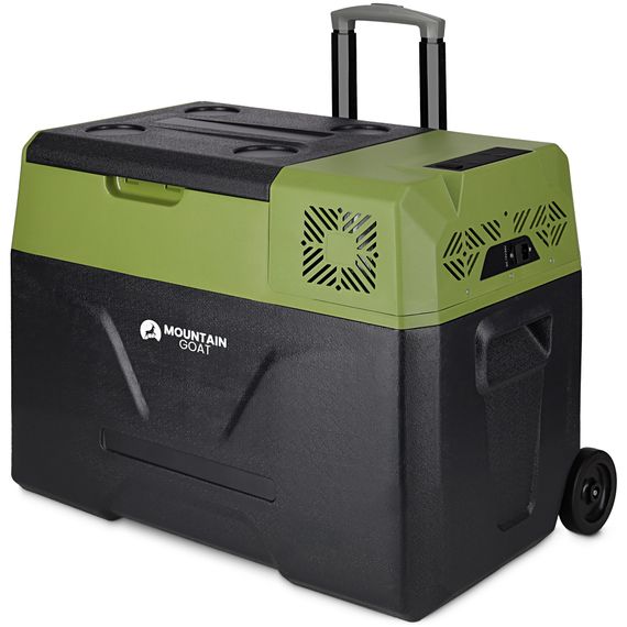 Холодильник туристичний компресорний Mountain Goat XTREME 39.3 л електричний, переносний Black/Olive (P-5905973404921)