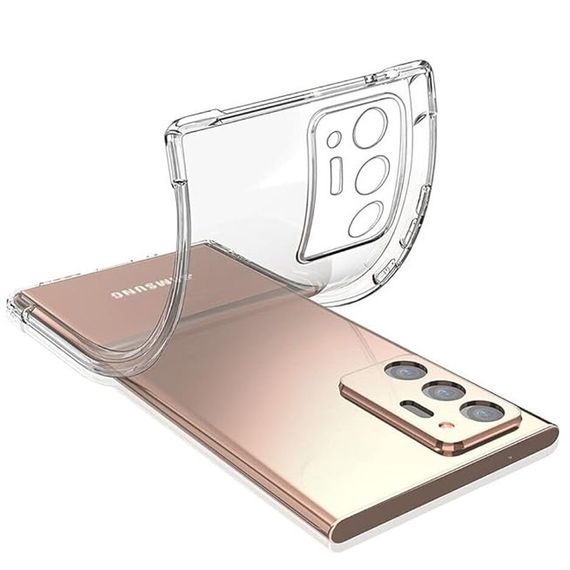 TPU чехол GETMAN Ease logo усиленные углы Full Camera для Samsung Galaxy Note 20 Ultra | Зображення 1