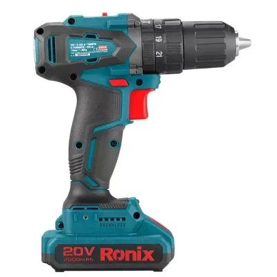 Шуруповерт Ronix ударный аккумуляторный 20В, 2Ah х 2 (8900K) | Зображення 7