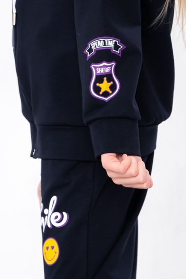 Костюм для дівчинки Носи своє 116 Синій (p-8331-148744) | Зображення 3
