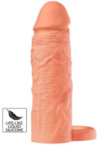 Насадка на пенис с эрекционным кольцом Hidden Desire INFERNO, 15 × 4,5 см Sex Aura