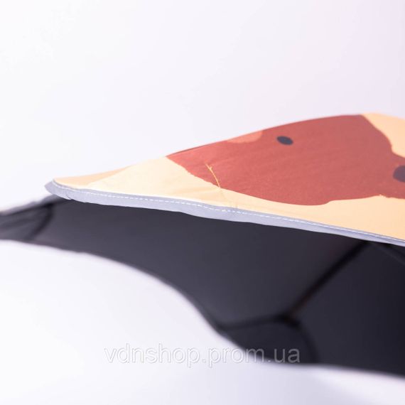 Зонт детский механический элегантный с принтом прочный надежный из полиэстера диаметр 90 см  Желтый HP-23-13Y | Зображення 4