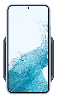 Бездротовий зарядний пристрій Samsung 15W Wireless Charger Pad with TA Dark Gray (EP-P2400TBEGEU) | Зображення 1