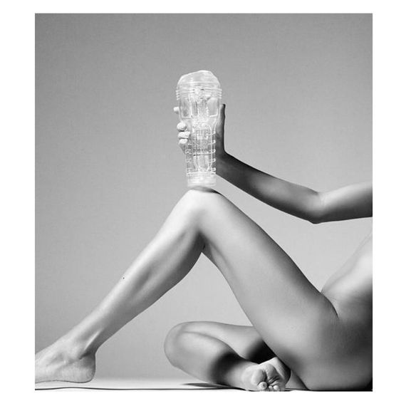 Мастурбатор анус у колбі, кібершкіра Fleshlight Ice Butt Crystal, прозорий Sex Aura | Зображення 4