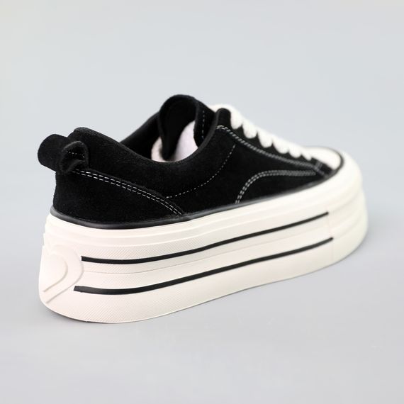 Кеди жіночі 591722 Чорні 36 37 38 39 40 | Зображення 5